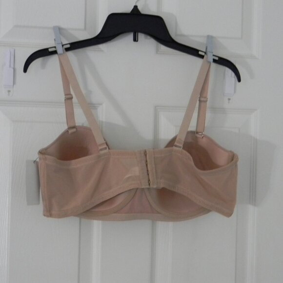 French Affair Convertible Bra Nude 40D Underwire Wear it 6 Ways! NEW! Strapless - Picture 2 of 6